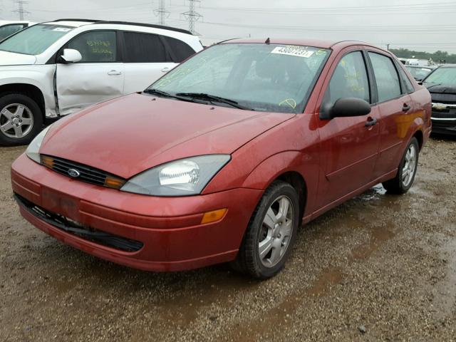 1FAFP34393W191100 - 2003 FORD FOCUS RED photo 2