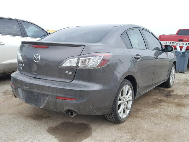 JM1BL1S56A1204182 - 2010 MAZDA 3 S GRAY photo 4