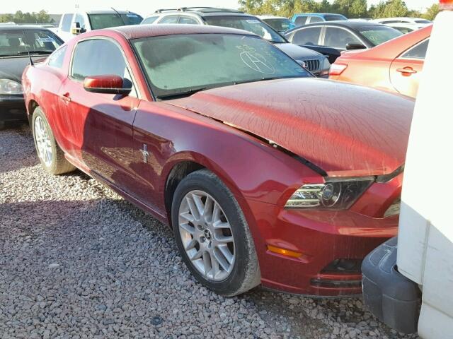 1ZVBP8AM2E5228044 - 2014 FORD MUSTANG RED photo 1