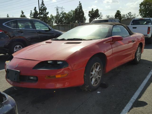 2G1FP32K0V2153918 - 1997 CHEVROLET CAMARO BAS RED photo 2