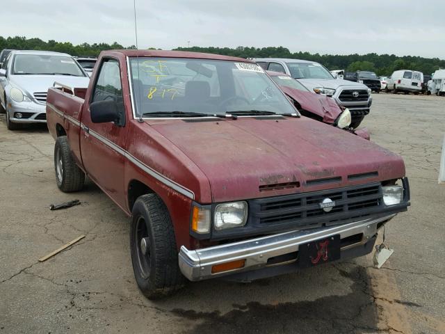 1N6SD11S5LC392525 - 1990 NISSAN D21 SHORT RED photo 1