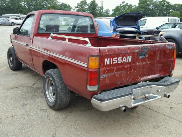1N6SD11S5LC392525 - 1990 NISSAN D21 SHORT RED photo 3