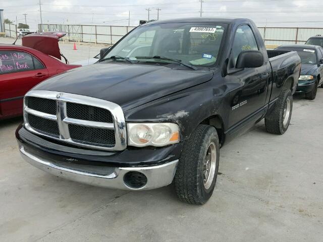 1D7HA16N55J561911 - 2005 DODGE RAM 1500 S BLACK photo 2