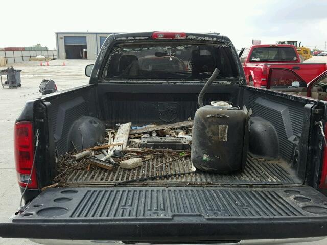 1D7HA16N55J561911 - 2005 DODGE RAM 1500 S BLACK photo 6