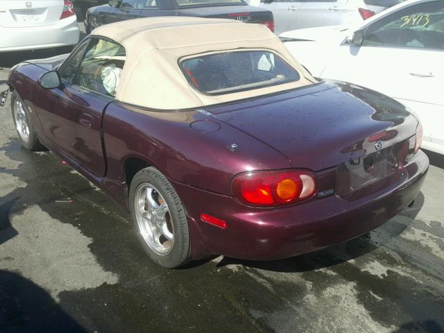 JM1NB3538Y0145920 - 2000 MAZDA MX-5 MIATA PURPLE photo 3