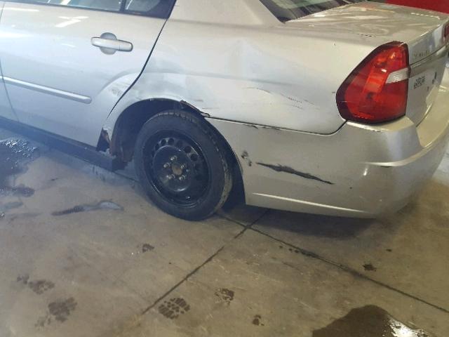 1G1ZT54814F138816 - 2004 CHEVROLET MALIBU LS ვერცხლისფერი ფოტო 9