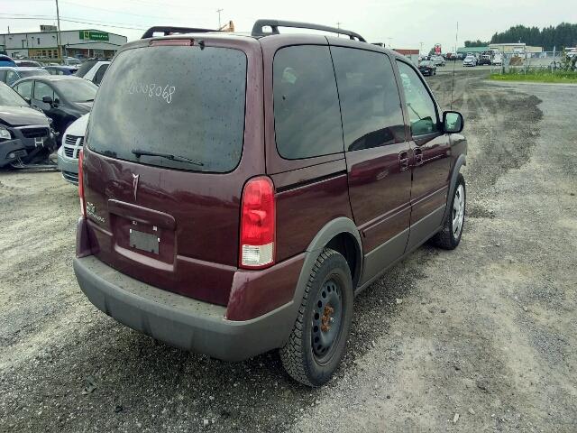 1GMDU03129D116473 - 2009 PONTIAC MONTANA SV RED photo 4