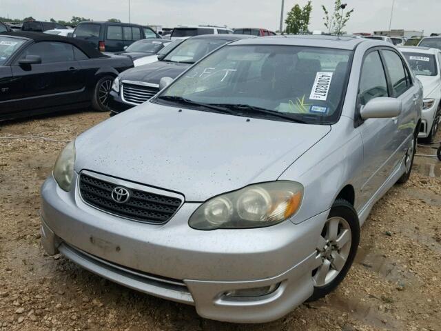 1NXBR32E65Z365304 - 2005 TOYOTA COROLLA SILVER photo 2