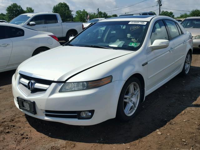 19UUA662X8A023481 - 2008 ACURA TL WHITE photo 2