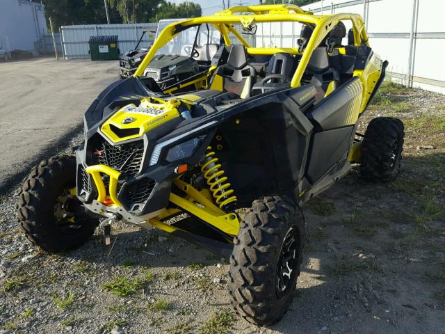 3JBVWAW23JK000252 - 2018 CAN-AM MAVERICK X YELLOW photo 2