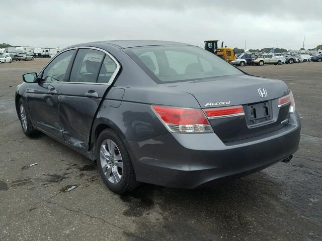 1HGCP2F66CA129196 - 2012 HONDA ACCORD GRAY photo 3