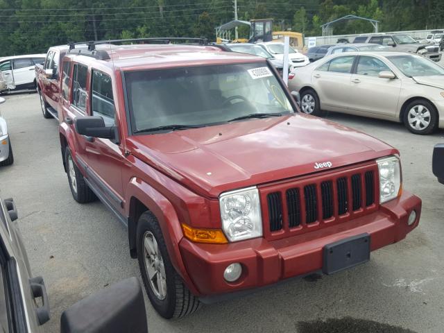 1J8HG48N46C131664 - 2006 JEEP COMMANDER RED photo 1