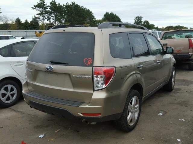 JF2SH63609H740944 - 2009 SUBARU FORESTER TAN photo 4