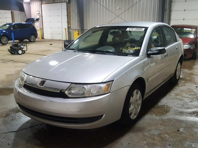 1G8AJ52F73Z178577 - 2003 SATURN ION LEVEL SILVER photo 2