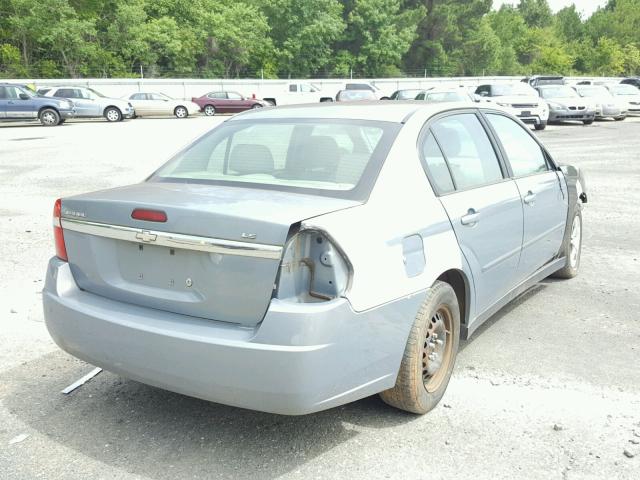 1G1ZS58F08F130143 - 2008 CHEVROLET MALIBU LS Mavi foto 4