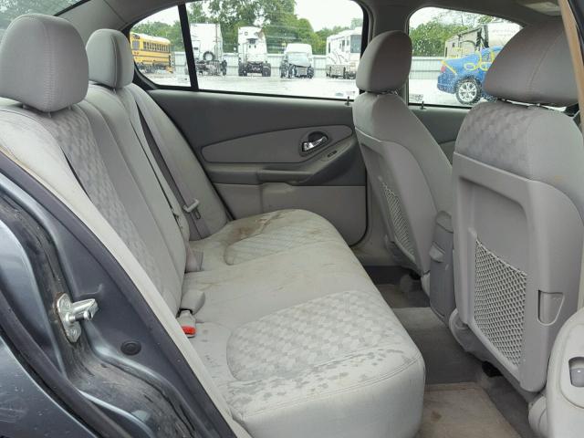 1G1ZT52875F297568 - 2005 CHEVROLET MALIBU LS Boz foto 6