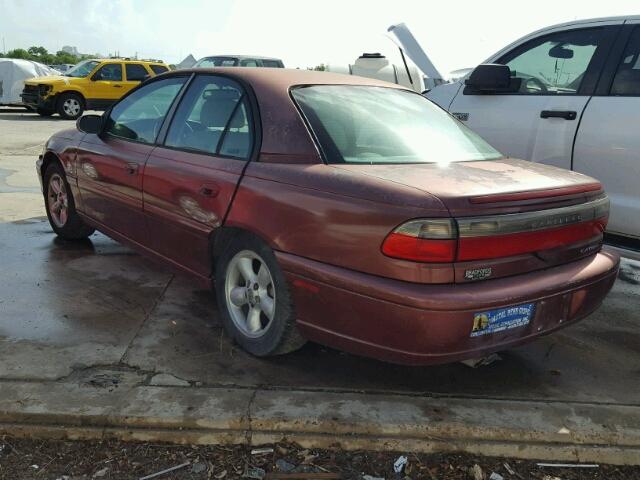 W06VR52R2XR010945 - 1999 CADILLAC CATERA MAROON photo 3