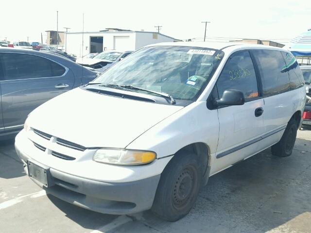 2B4GP2539YR643342 - 2000 DODGE CARAVAN WHITE photo 2