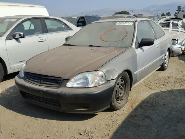 1HGEJ8144YL130930 - 2000 HONDA CIVIC EX SILVER photo 2