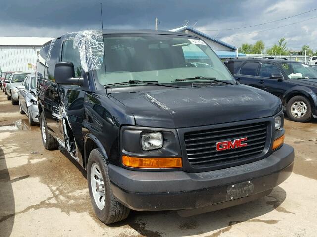 1GTUGAD4XA1113899 - 2010 GMC SAVANA G15 BLACK photo 1