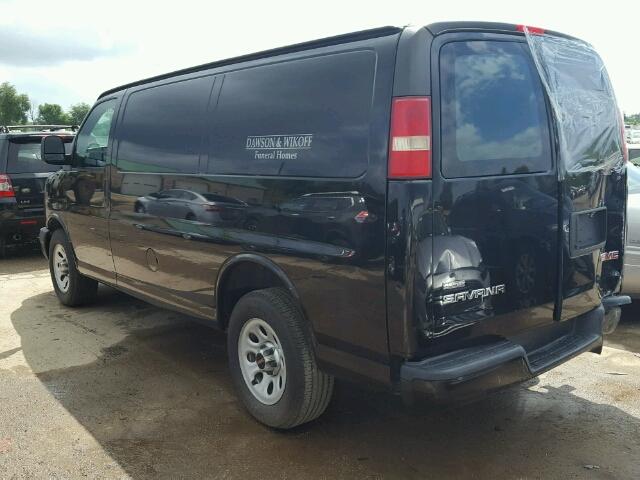 1GTUGAD4XA1113899 - 2010 GMC SAVANA G15 BLACK photo 3