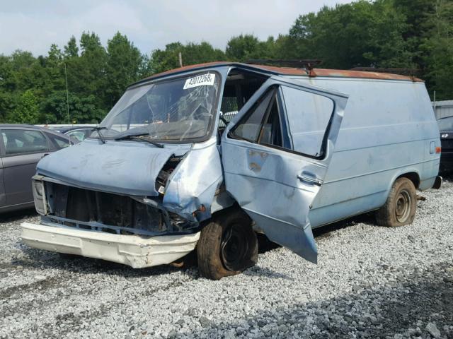 1GTEG25H7J7509054 - 1988 GMC VANDURA G2 BLUE photo 2