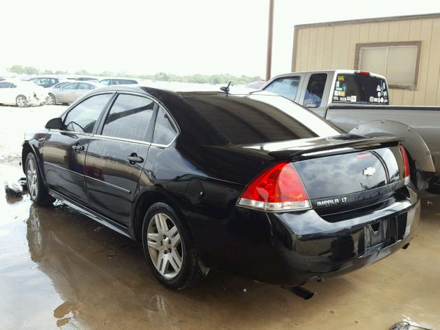 2G1WG5E38D1185164 - 2013 CHEVROLET IMPALA LT BLACK photo 3