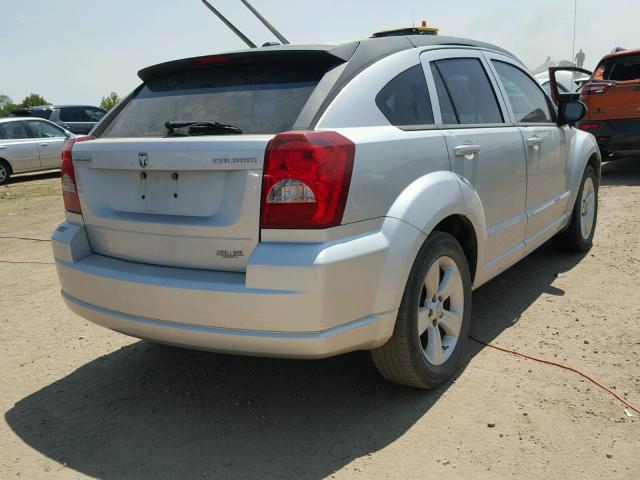 1B3CB3HA1BD295743 - 2011 DODGE CALIBER MA SILVER photo 4