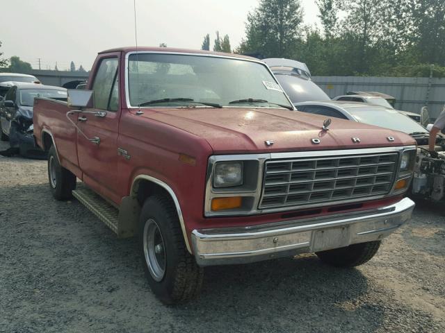1FTFF25G4BPA96963 - 1981 FORD F250 RED photo 1