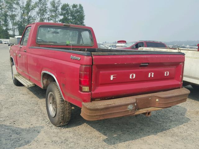1FTFF25G4BPA96963 - 1981 FORD F250 RED photo 3