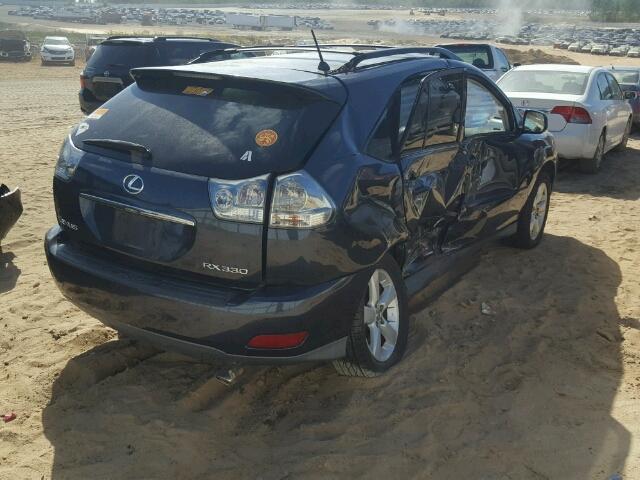 2T2GA31U95C023753 - 2005 LEXUS RX BLUE photo 4