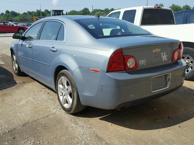 1G1ZG57B494265445 - 2009 CHEVROLET MALIBU LS BLUE photo 3