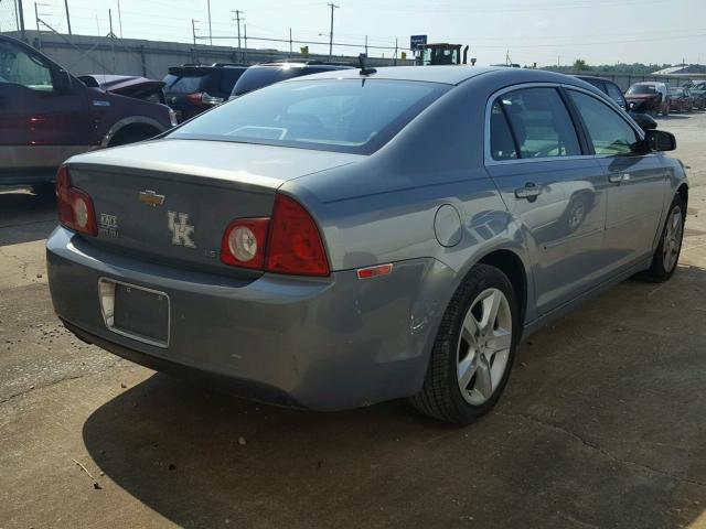 1G1ZG57B494265445 - 2009 CHEVROLET MALIBU LS BLUE photo 4