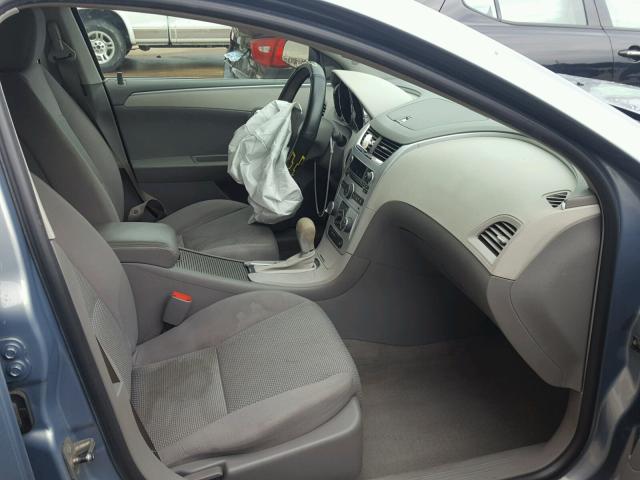1G1ZG57B494265445 - 2009 CHEVROLET MALIBU LS BLUE photo 5