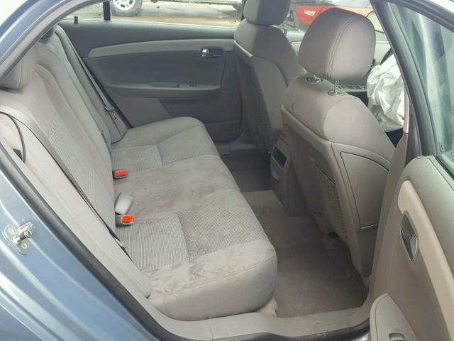 1G1ZG57B494265445 - 2009 CHEVROLET MALIBU LS BLUE photo 6