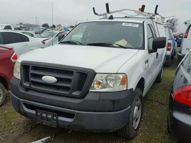 1FTRF12207NA86644 - 2007 FORD F150 WHITE photo 2