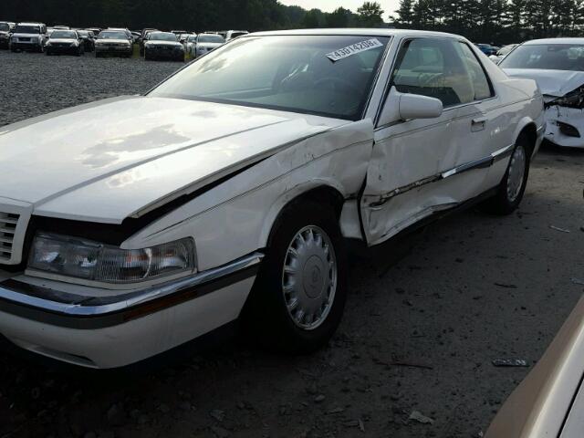 1G6EL1295PU620640 - 1993 CADILLAC ELDORADO T WHITE photo 9