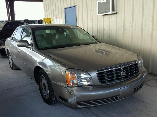 1G6KE57Y7YU252077 - 2000 CADILLAC DEVILLE DH TAN photo 1