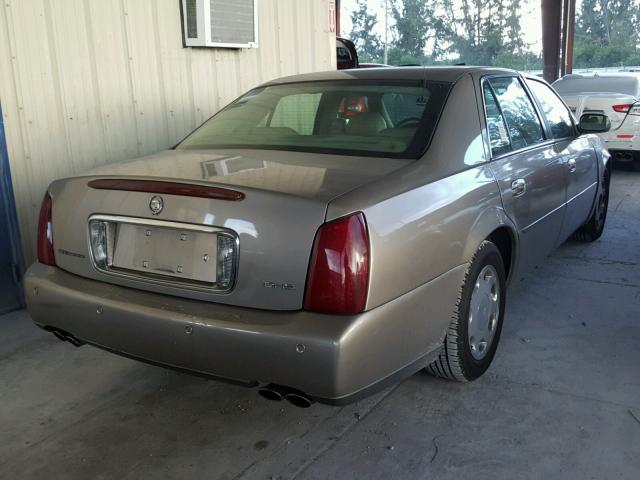 1G6KE57Y7YU252077 - 2000 CADILLAC DEVILLE DH TAN photo 4