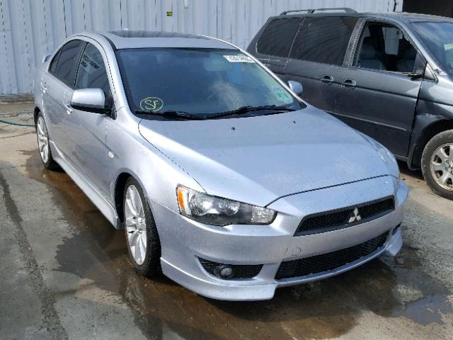 JA32U8FW3AU014605 - 2010 MITSUBISHI LANCER GTS SILVER photo 1