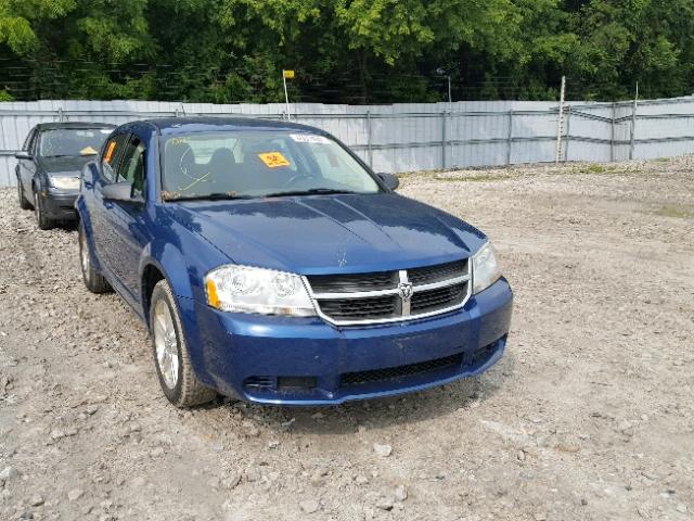 1B3LC56B29N524536 - 2009 DODGE AVENGER SX BLUE photo 1