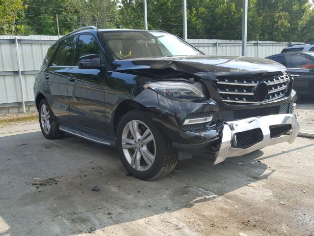 4JGDA5JB1EA339309 - 2014 MERCEDES-BENZ ML 350 BLACK photo 1