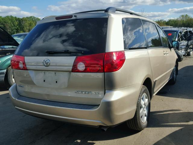 5TDZK23C08S203904 - 2008 TOYOTA SIENNA CE TAN photo 4