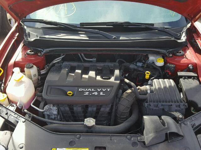1C3CDZAB4DN741531 - 2013 DODGE AVENGER SE RED photo 7