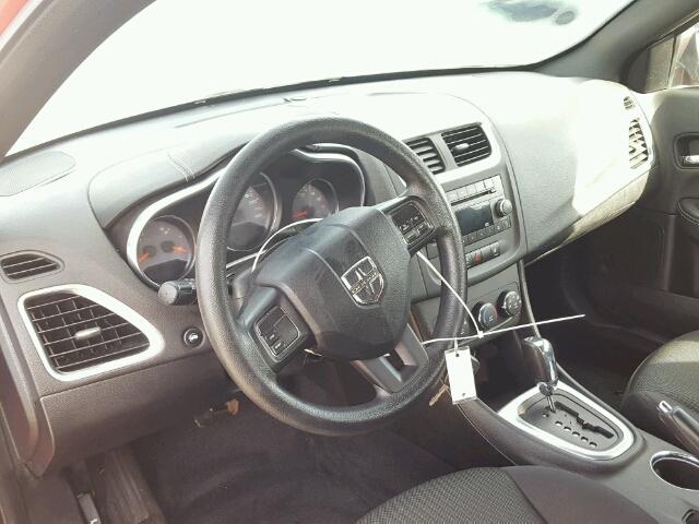 1C3CDZAB4DN741531 - 2013 DODGE AVENGER SE RED photo 9