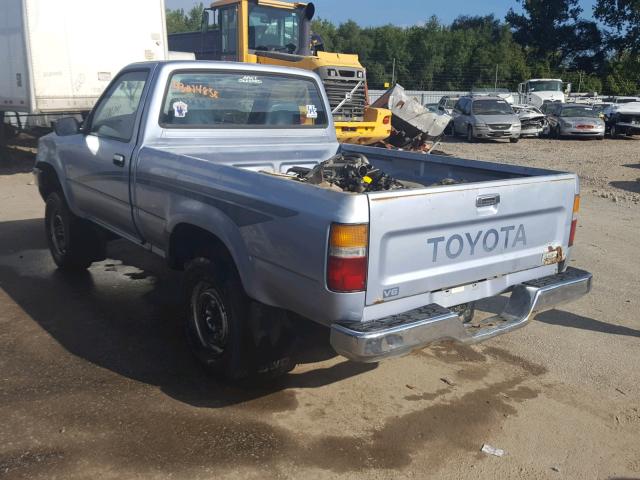 JT4VN01D5L2005809 - 1990 TOYOTA PICKUP 1/2 BLUE photo 3