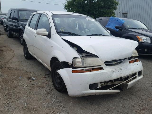 KL1TD66667B717752 - 2007 CHEVROLET AVEO BASE Ақ фото 1