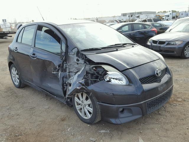 JTDKT903895247829 - 2009 TOYOTA YARIS BLACK photo 1