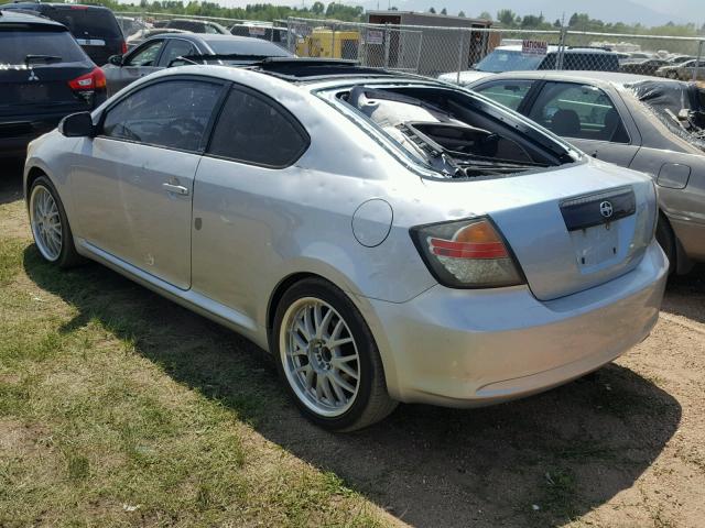 JTKDE177460069626 - 2006 TOYOTA SCION TC 灰色 照片 3