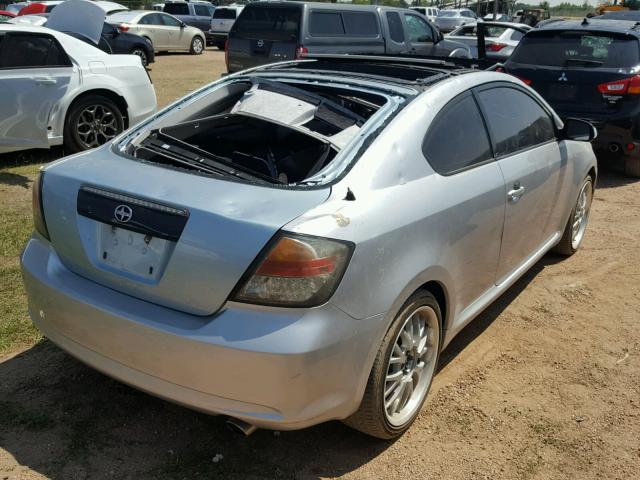 JTKDE177460069626 - 2006 TOYOTA SCION TC 灰色 照片 4